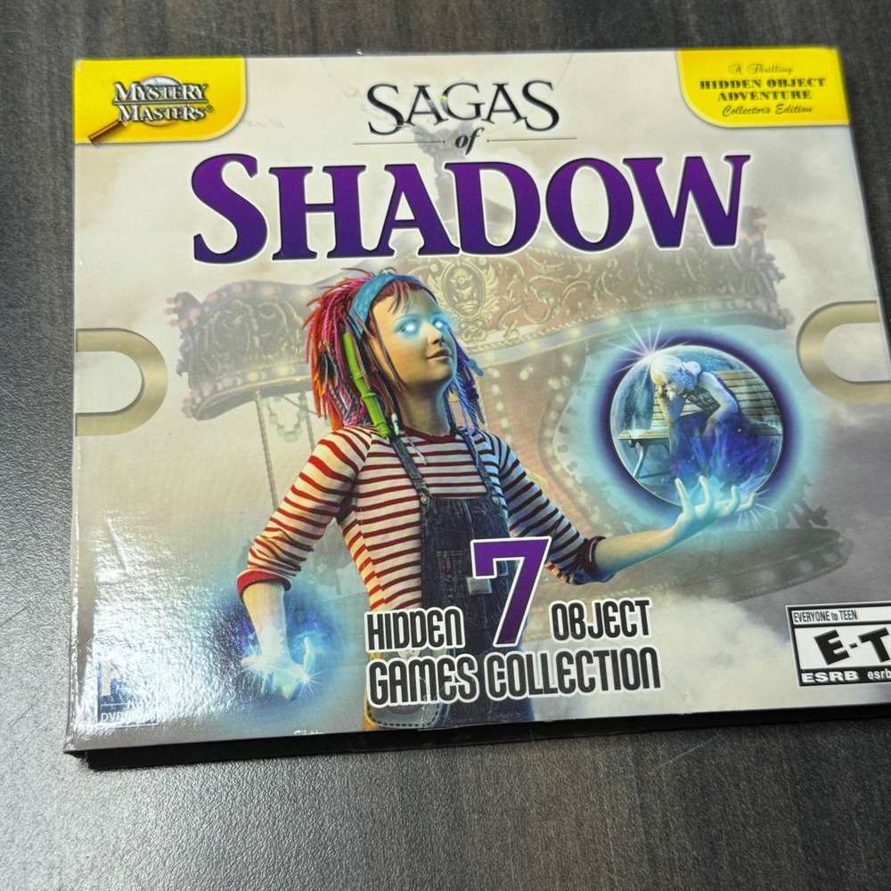 Mystery Masters Sagas of Shadow 7 Hidden Object Games Collection PC Windows DVD